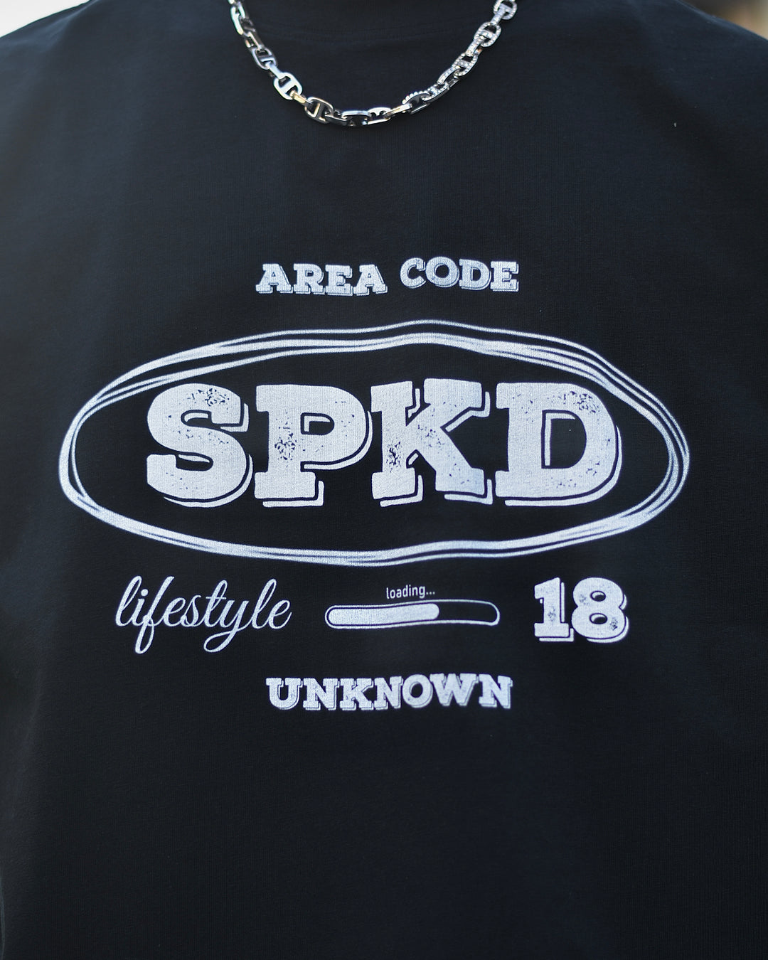 Area Code T-shirt Black