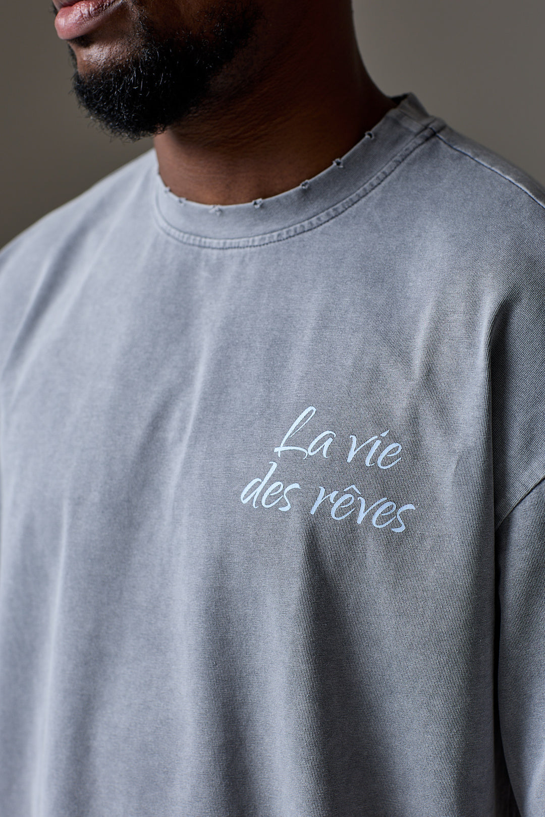 La Vie Des Rêves Washed T-shirt - Grey