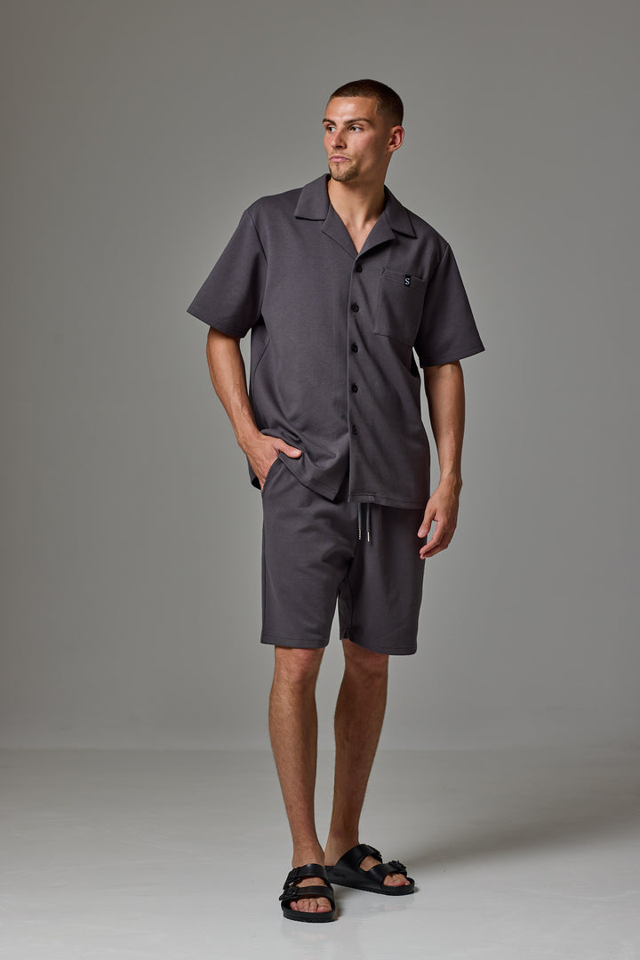 S* Button Shirt - Grey