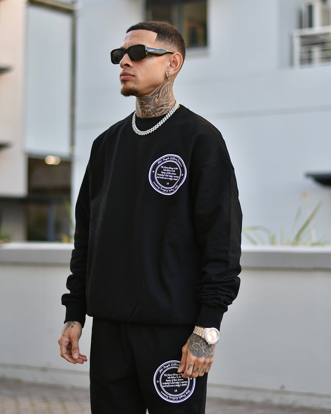 SPKD Crest Jumper Black