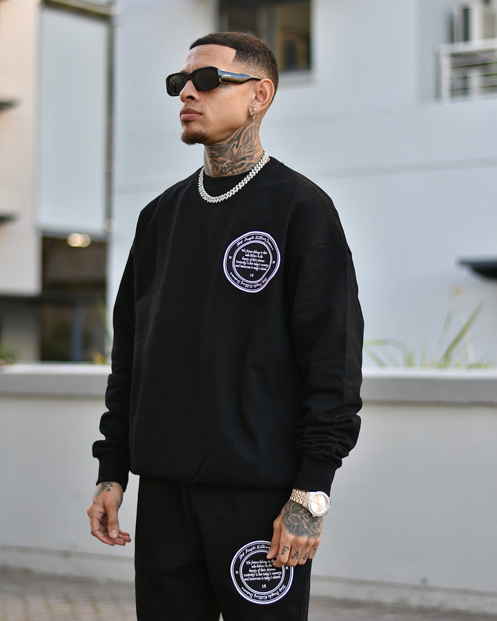 SPKD Crest Jumper Black