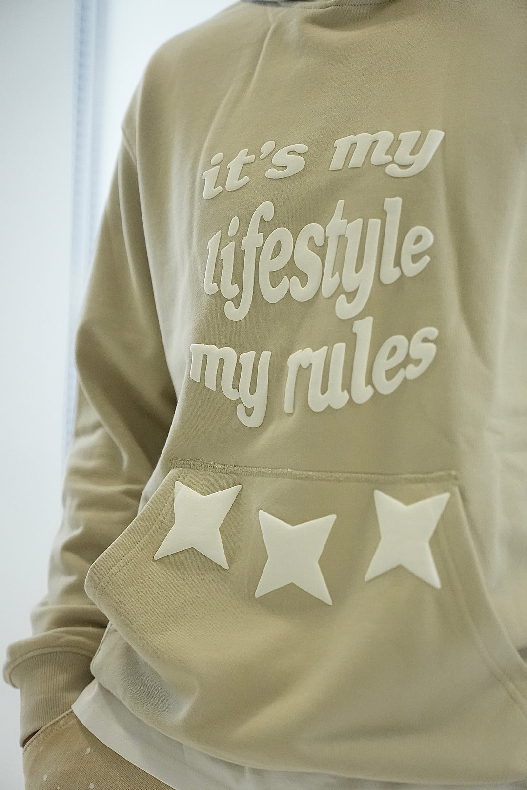 Lifestyle Hoodie Beige