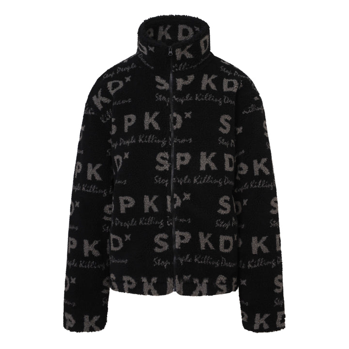 SPKD Pattern Fleece Black