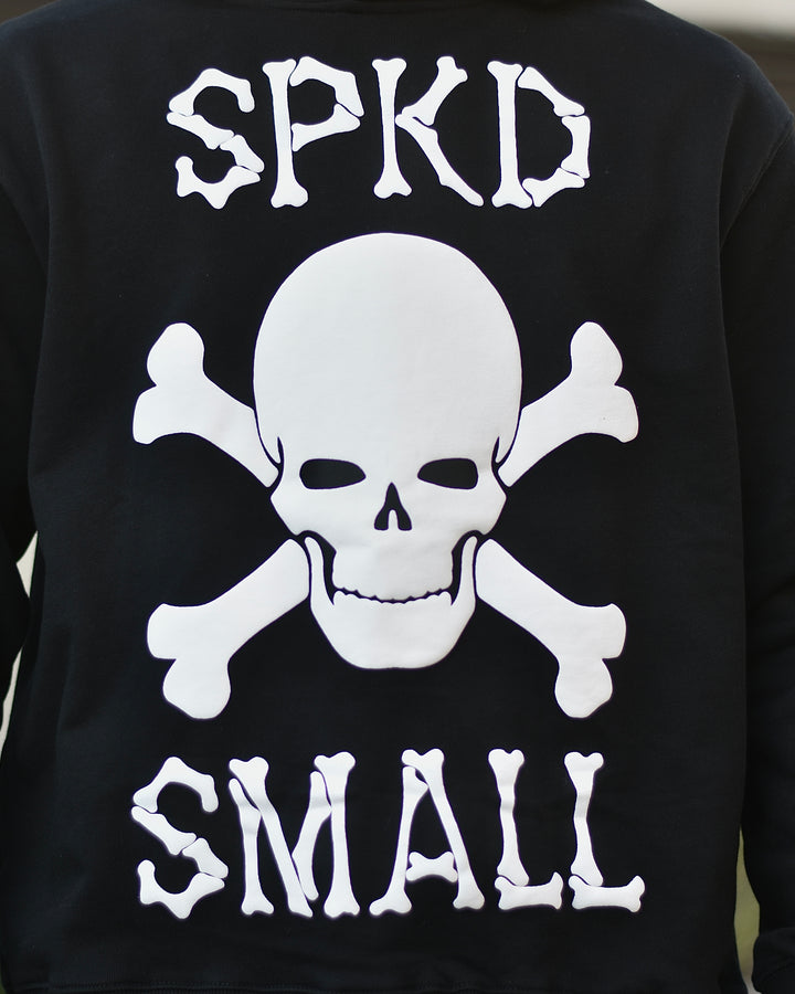 Skull Hoodie Size Black