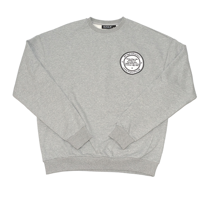 SPKD Crest Jumper Grey