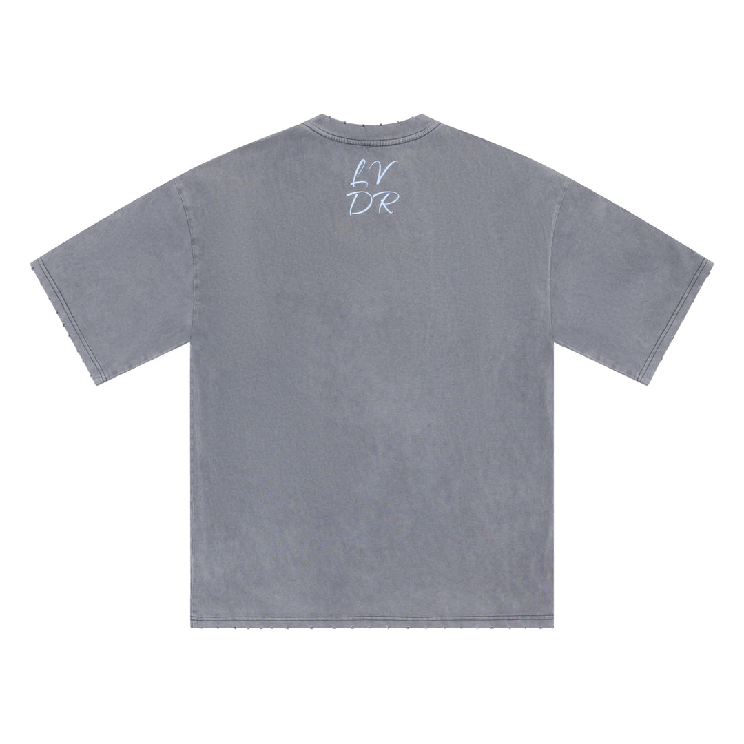 La Vie Des Rêves Washed T-shirt - Grey