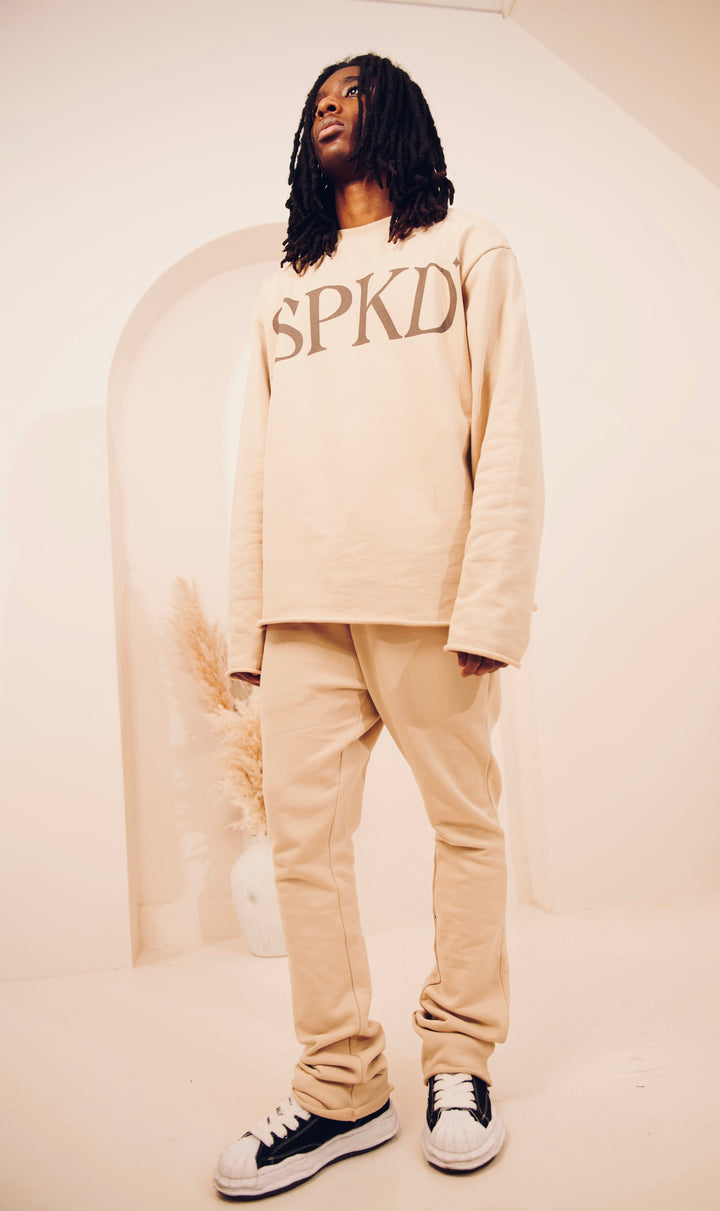 Oversized Sweatshirt Beige