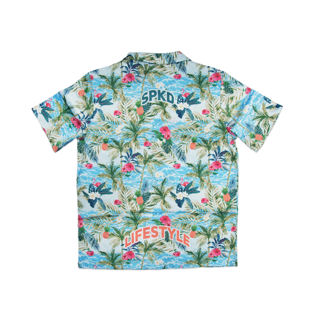 SPKD Flora Lifestyle Shirt Blue