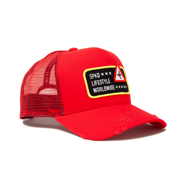 Take Flight Mesh Cap Red