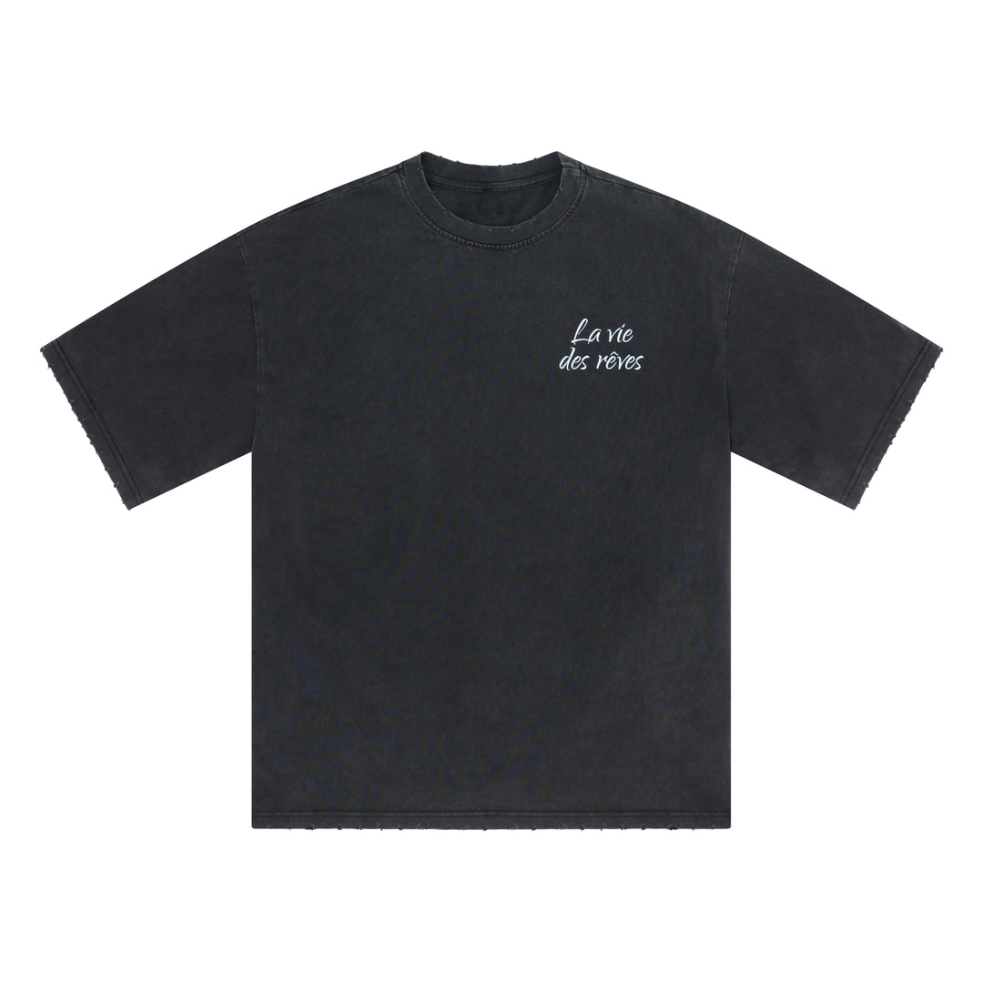 La Vie Des Rêves Washed T-shirt - Black