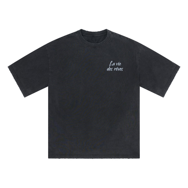 La Vie Des Rêves Washed T-shirt - Black