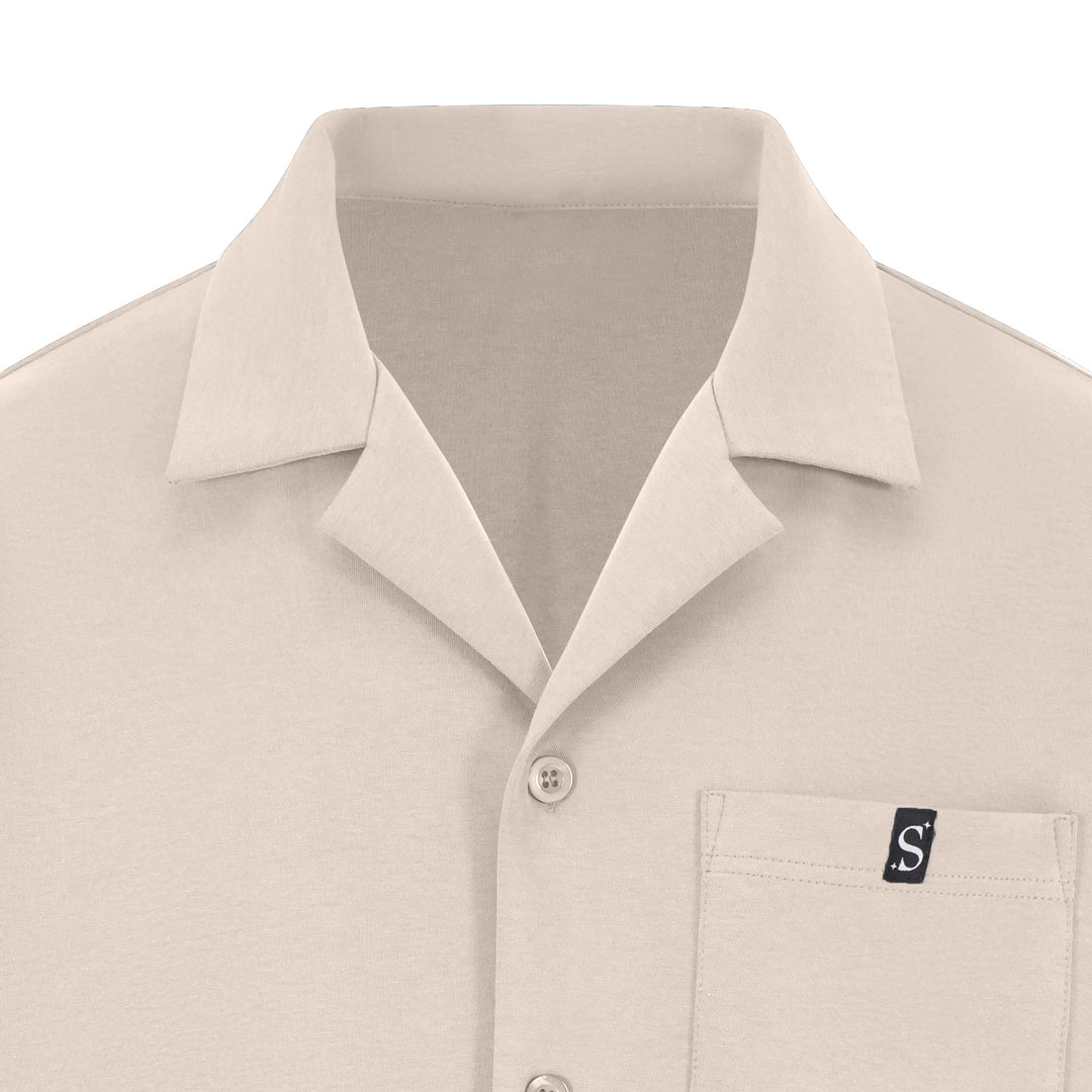 S* Button Shirt - Beige