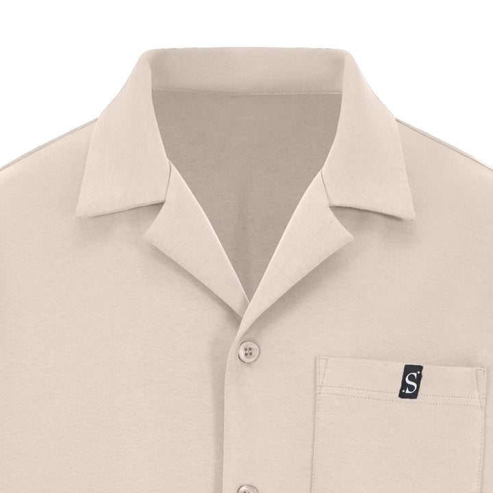 S* Button Shirt - Beige
