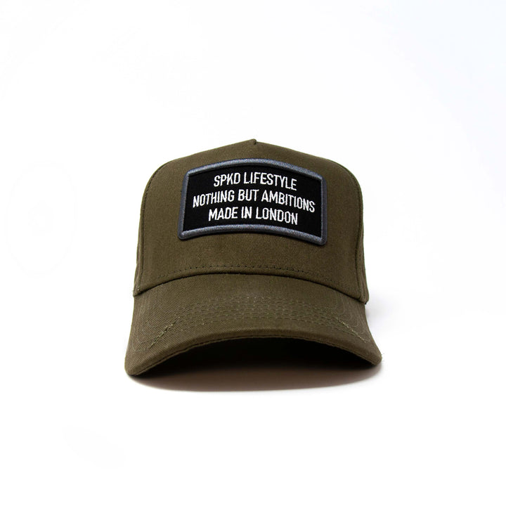 Nothing But Ambitions Olive Trucker Hat