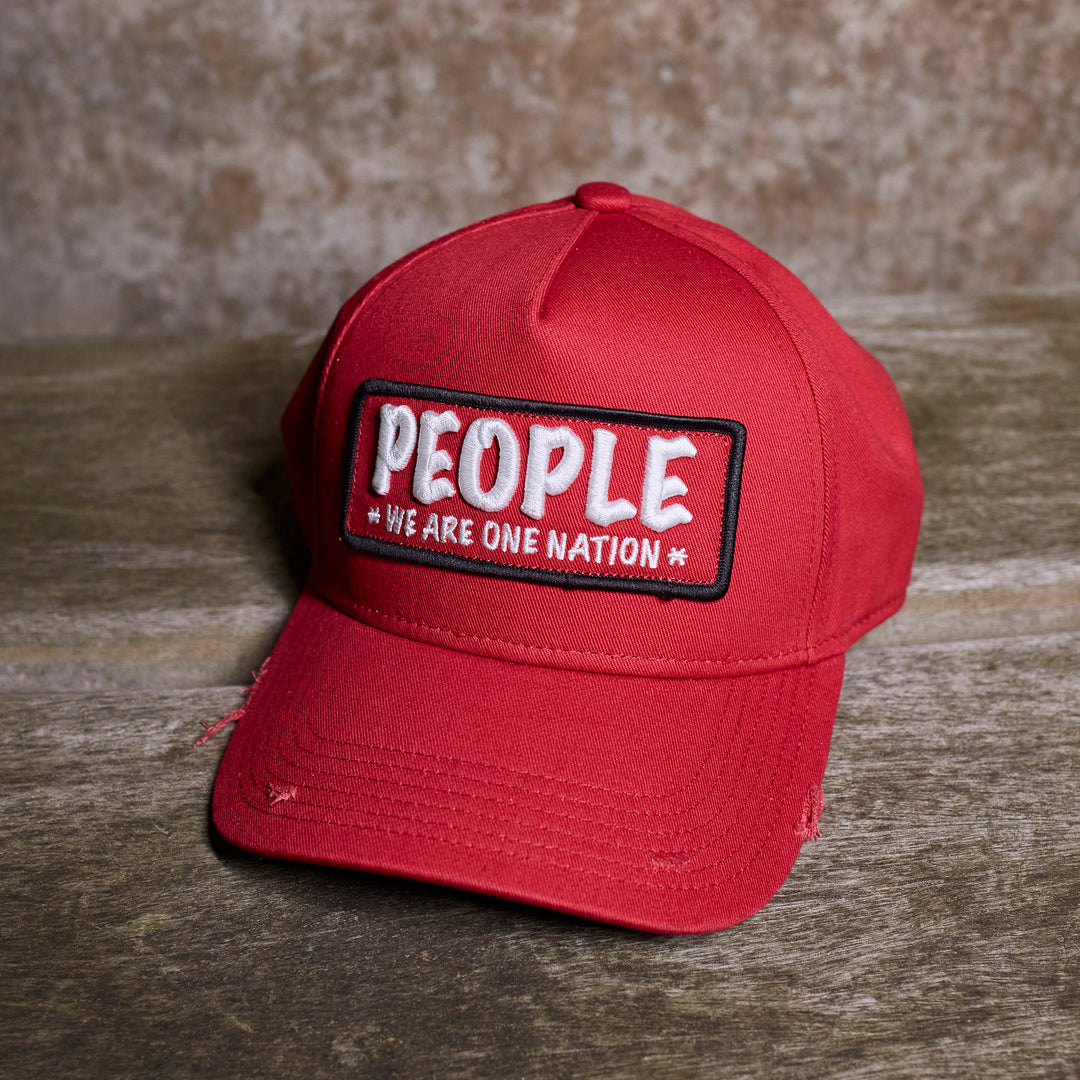 People We Are One Nation Trucker Hat Red