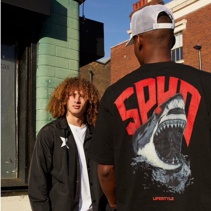 SPKD SS23 Shark T-Shirt Black