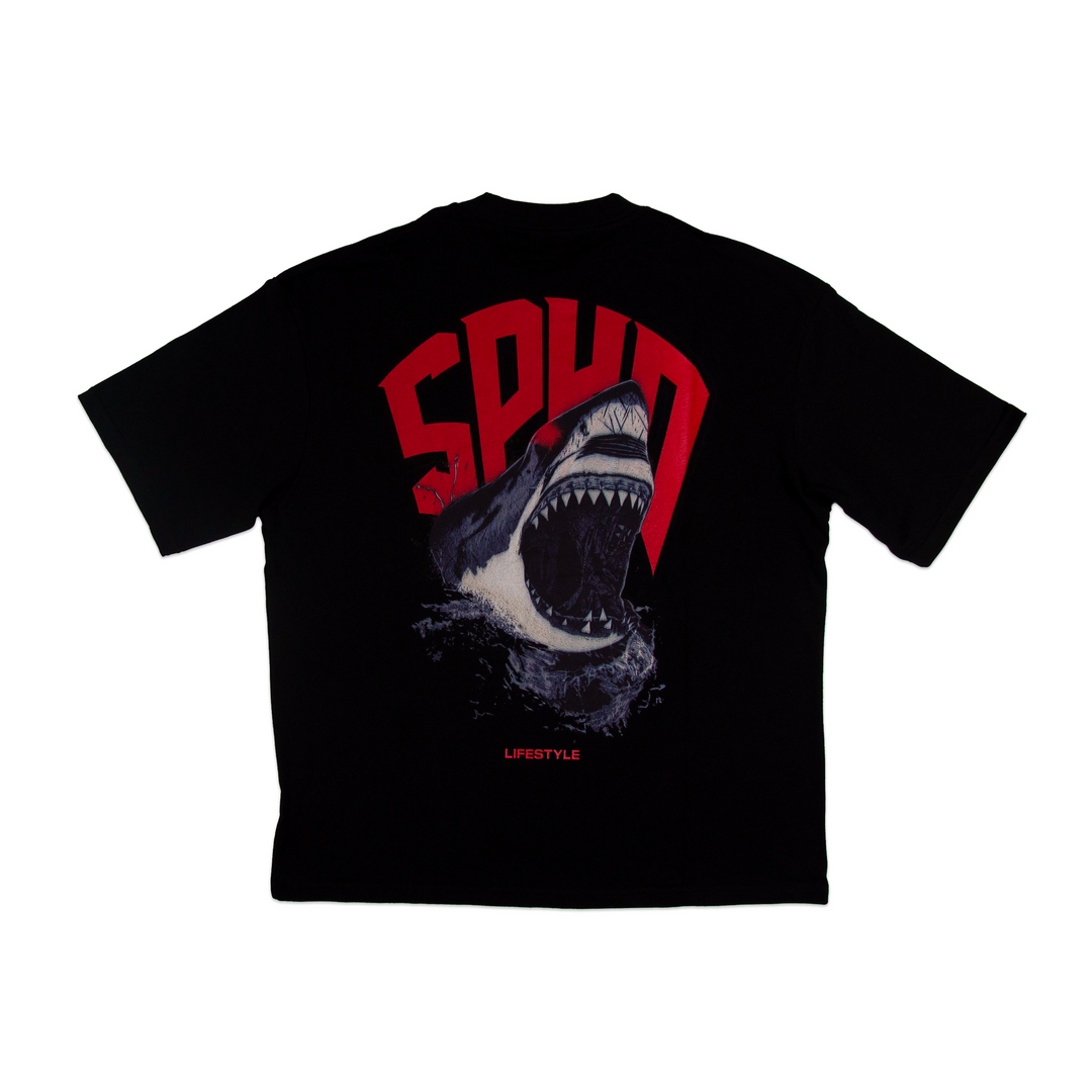 SPKD SS23 Shark T-Shirt Black